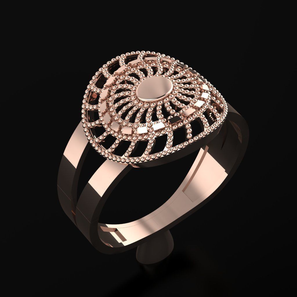 RING SIZE 18 NEW MODEL -GOLD PARK 3D print model_1