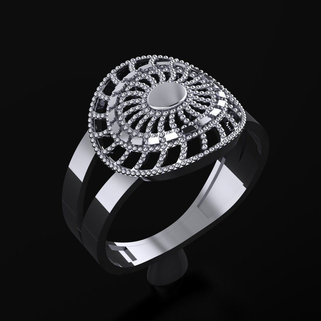 RING SIZE 18 NEW MODEL -GOLD PARK 3D print model_2