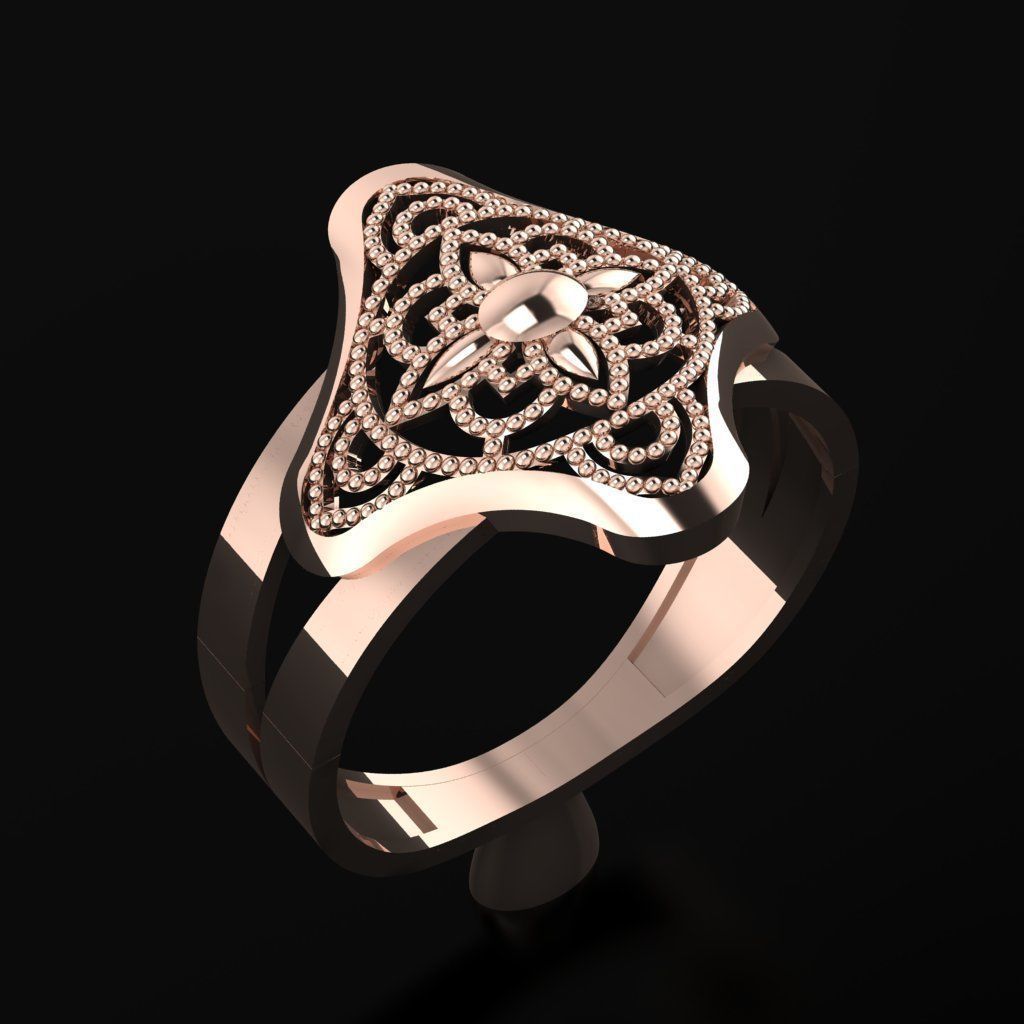 RING SIZE 18 NEW MODEL -GOLD PARK 3D print model_1