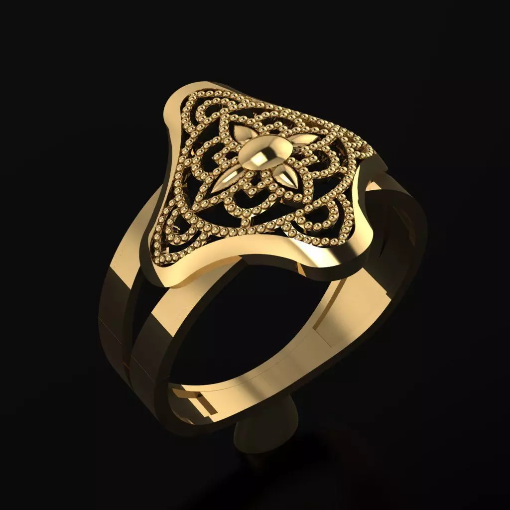 RING SIZE 18 NEW MODEL -GOLD PARK 3D print model_0