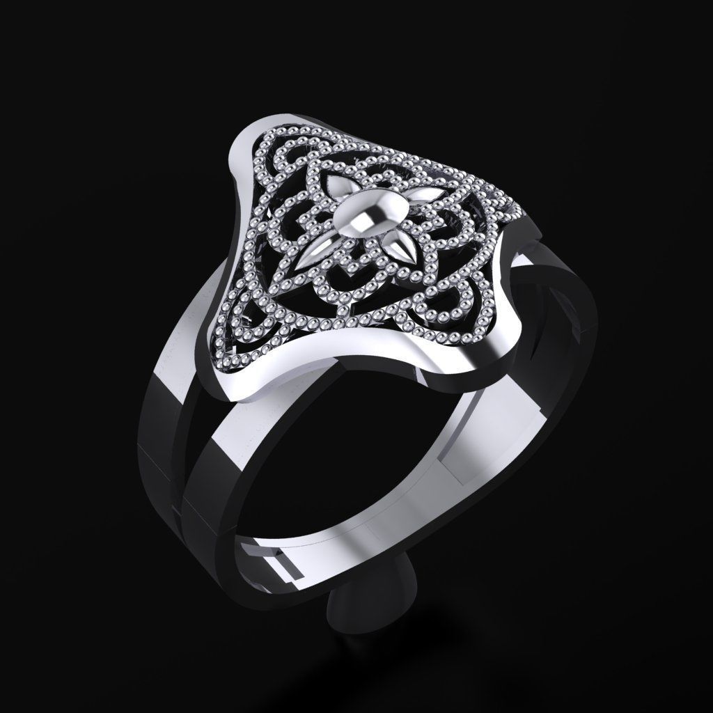 RING SIZE 18 NEW MODEL -GOLD PARK 3D print model_2