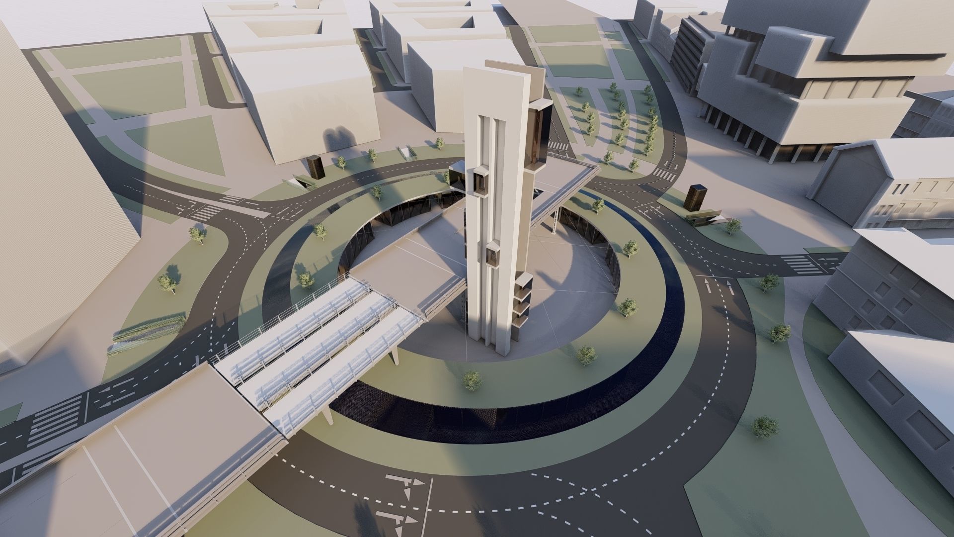 city- urban 3D model_3