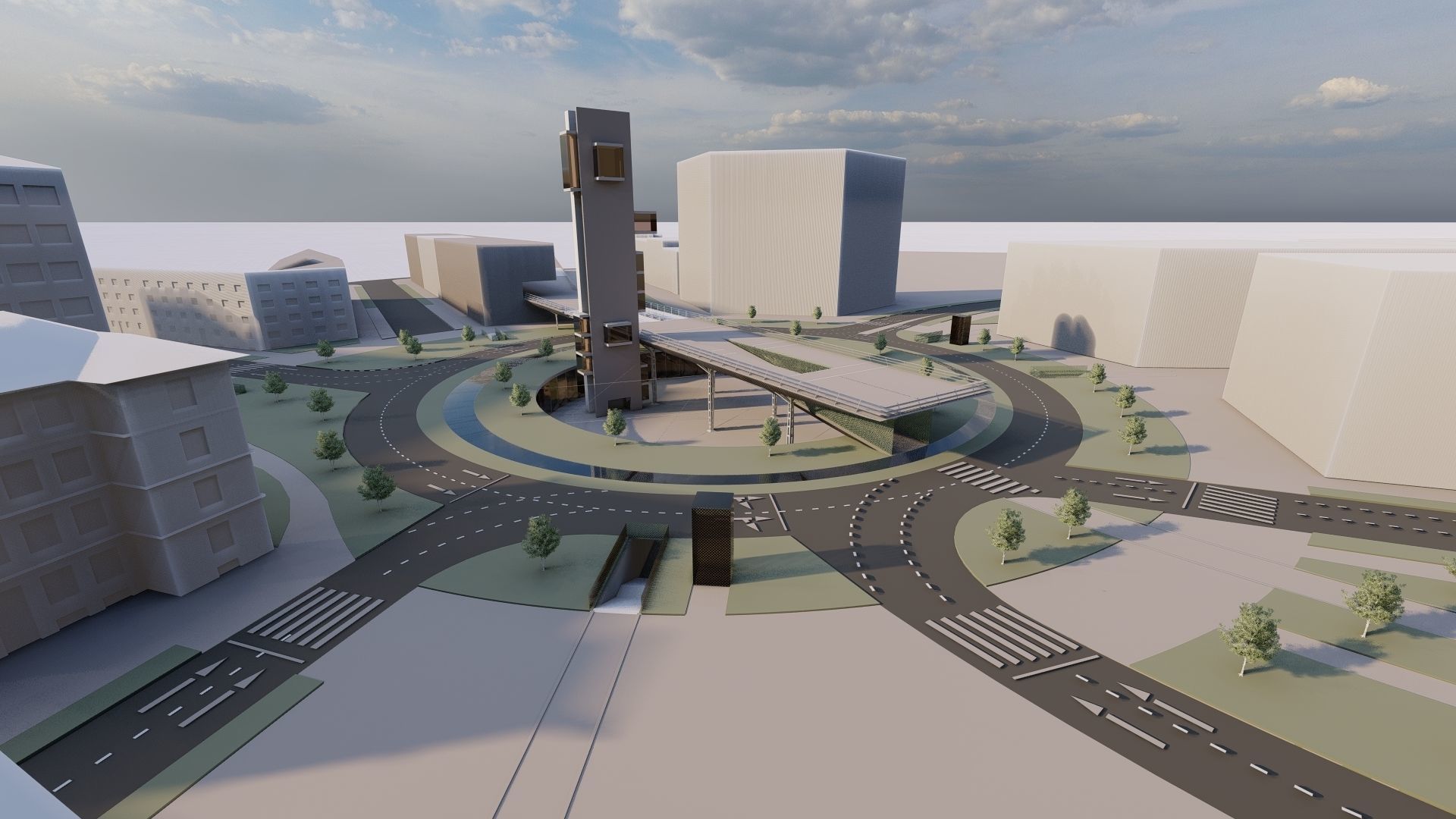city- urban 3D model_1