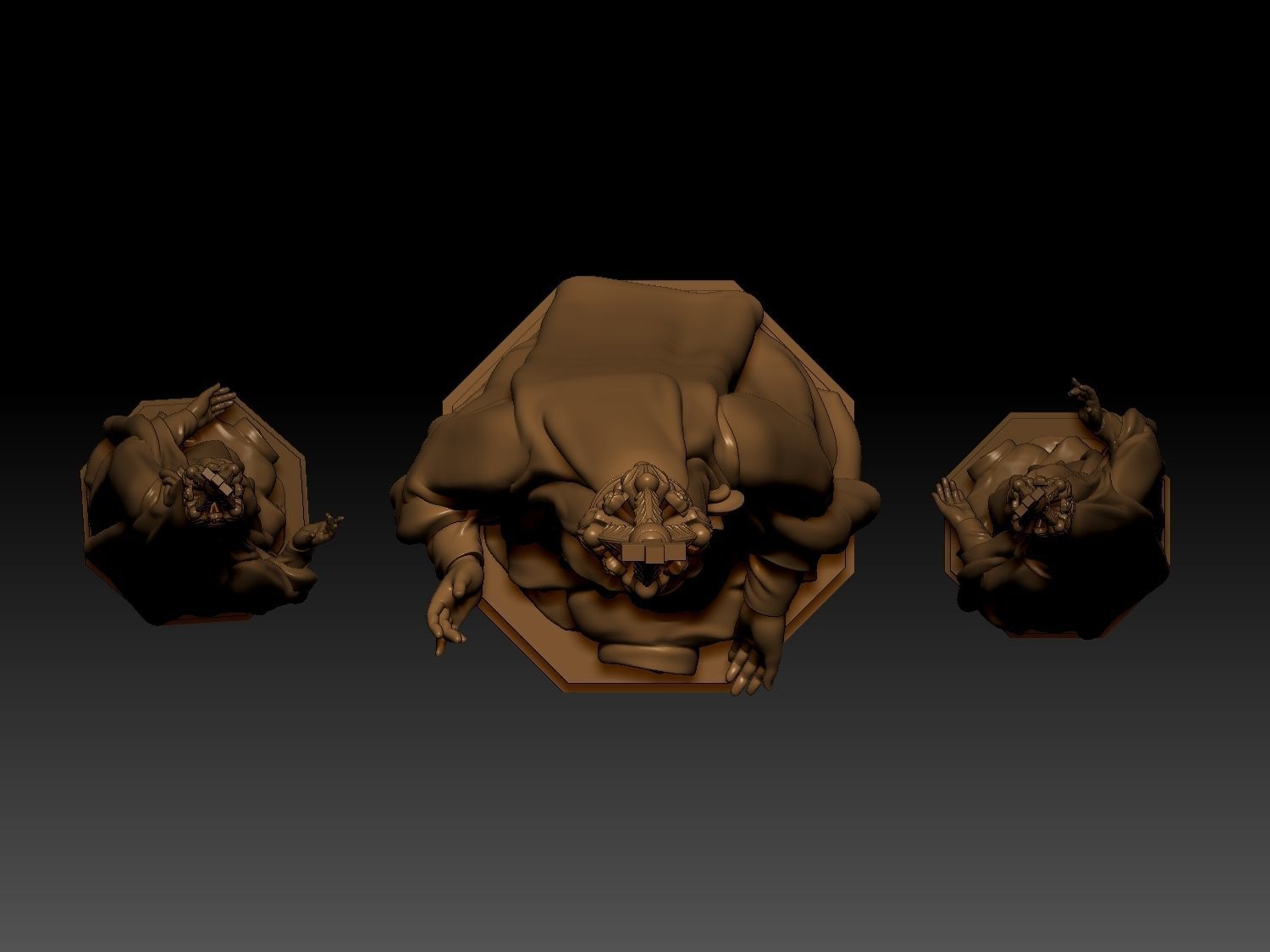 Our Lady of Fatima Statue 3D print model_8