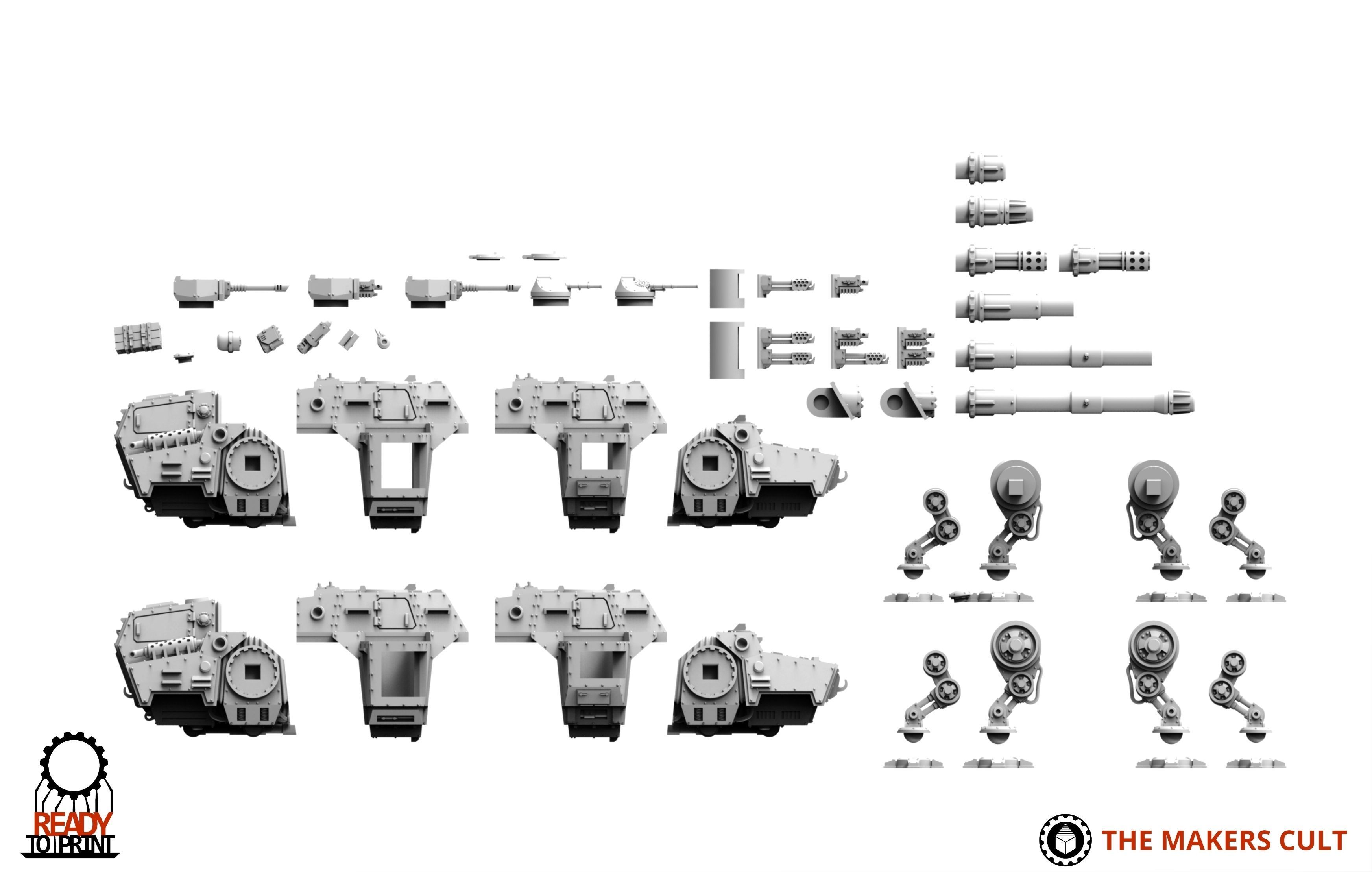 Valour Korps - Super Battle Walker 3D print model_4