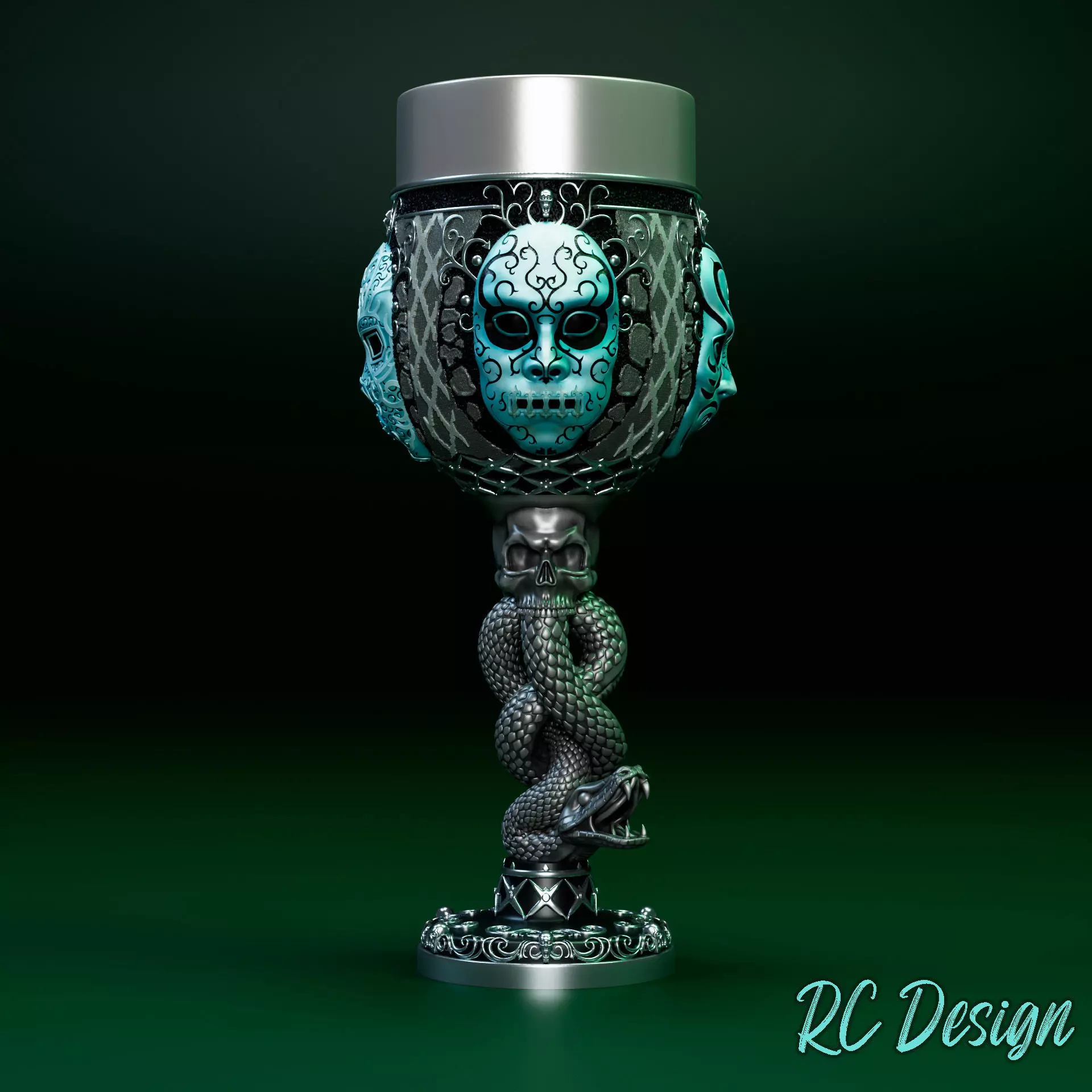 Chalice Death Eaters Copa Cup Mortifagos 3D print model
