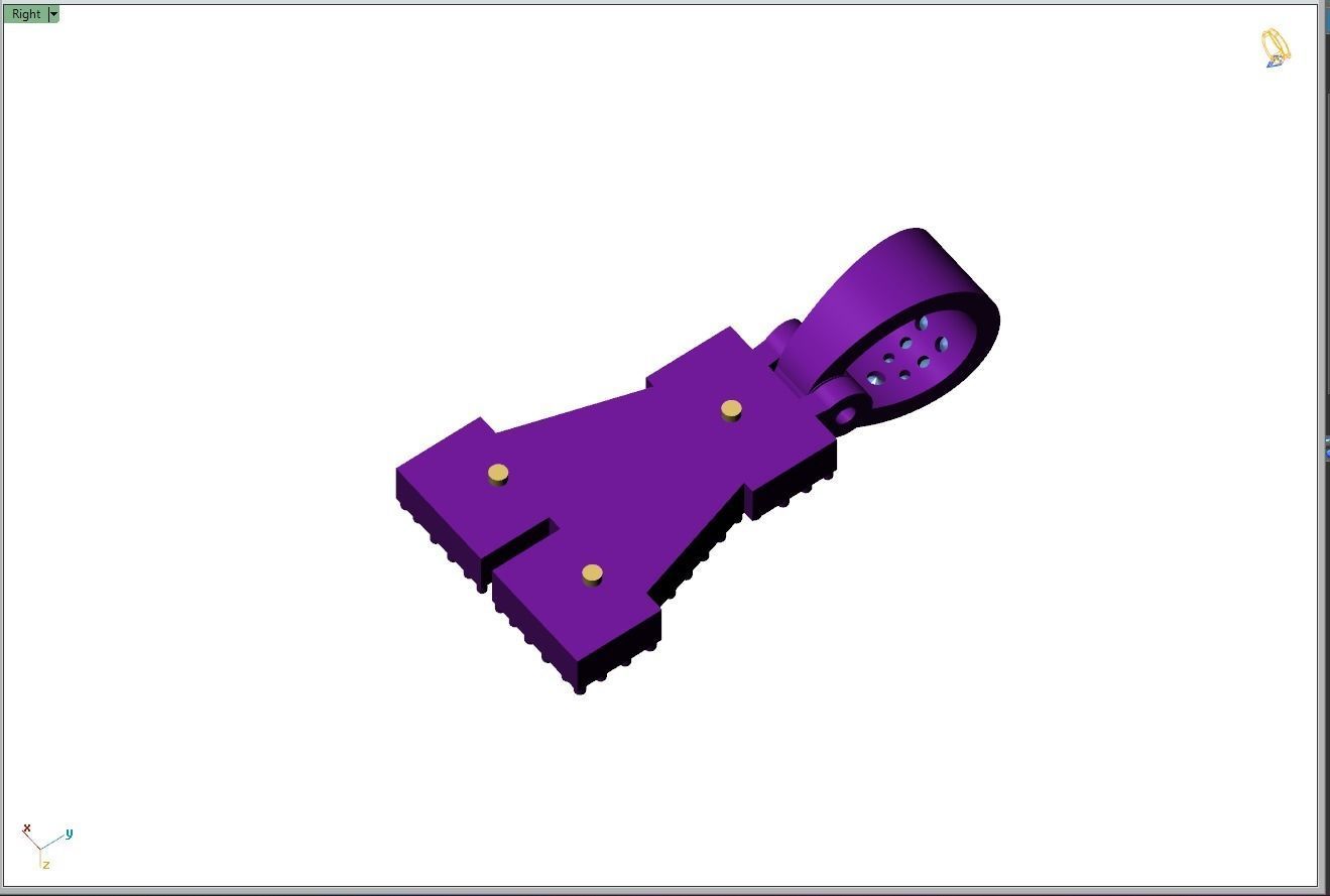 Custom Initial A Letter Diamond Pendant A to Z Alphabet Necklace 3D print model_9