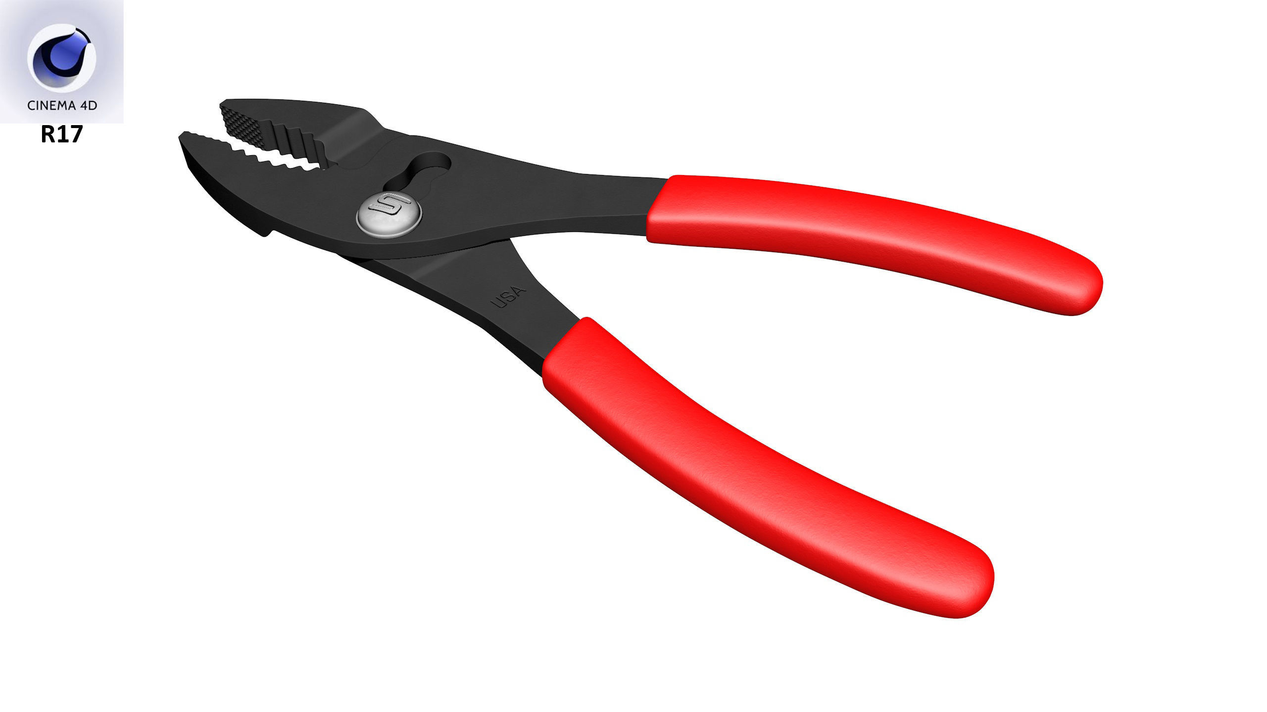 SO Sleep joint pliers 46ACF Low-poly 3D model_30