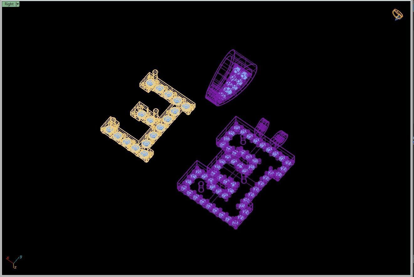 Custom Initial E Letter Diamond Pendant A to Z Alphabet Necklace 3D print model_14