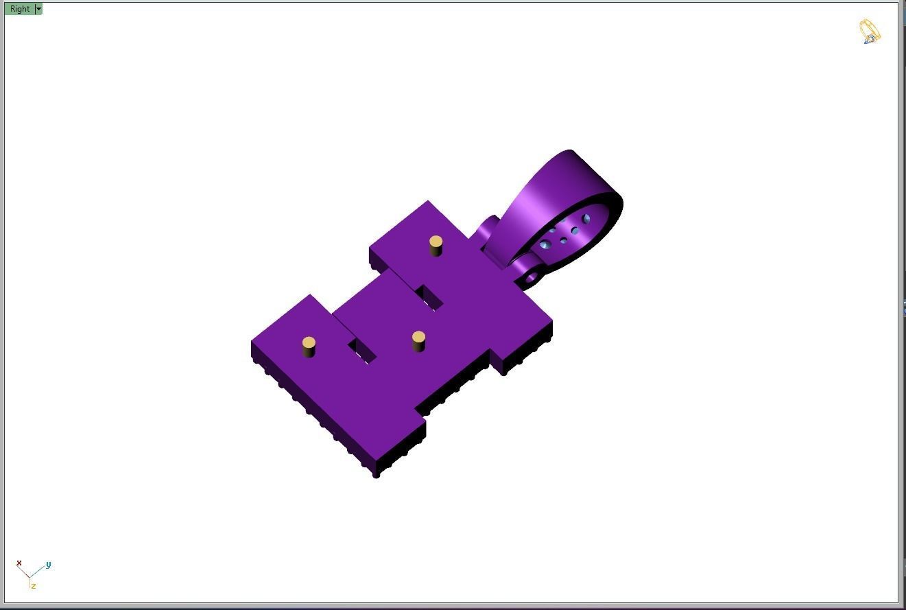 Custom Initial E Letter Diamond Pendant A to Z Alphabet Necklace 3D print model_9