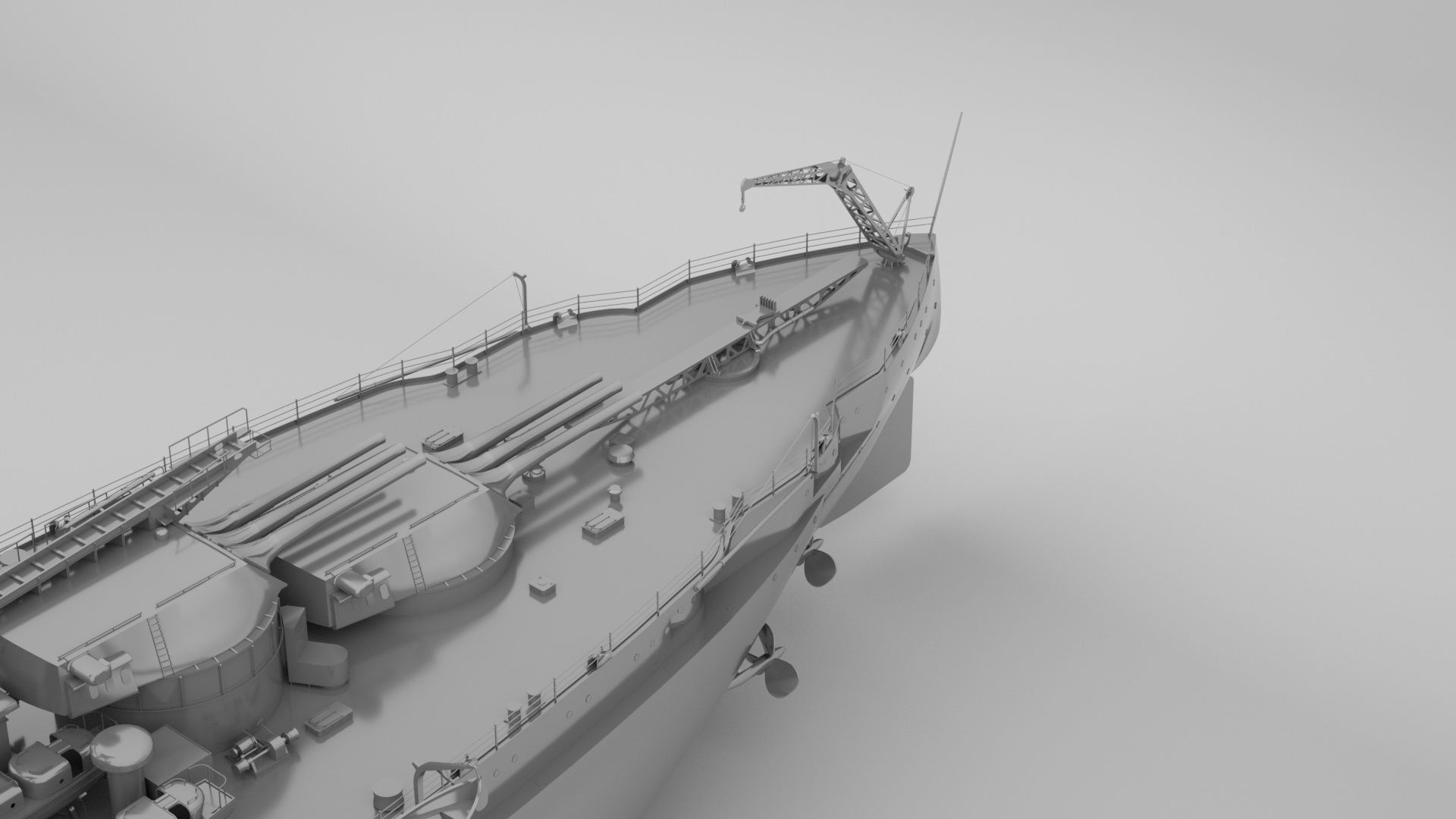 Pennsylvania Class Battleship - USS Arizona  3D model_7