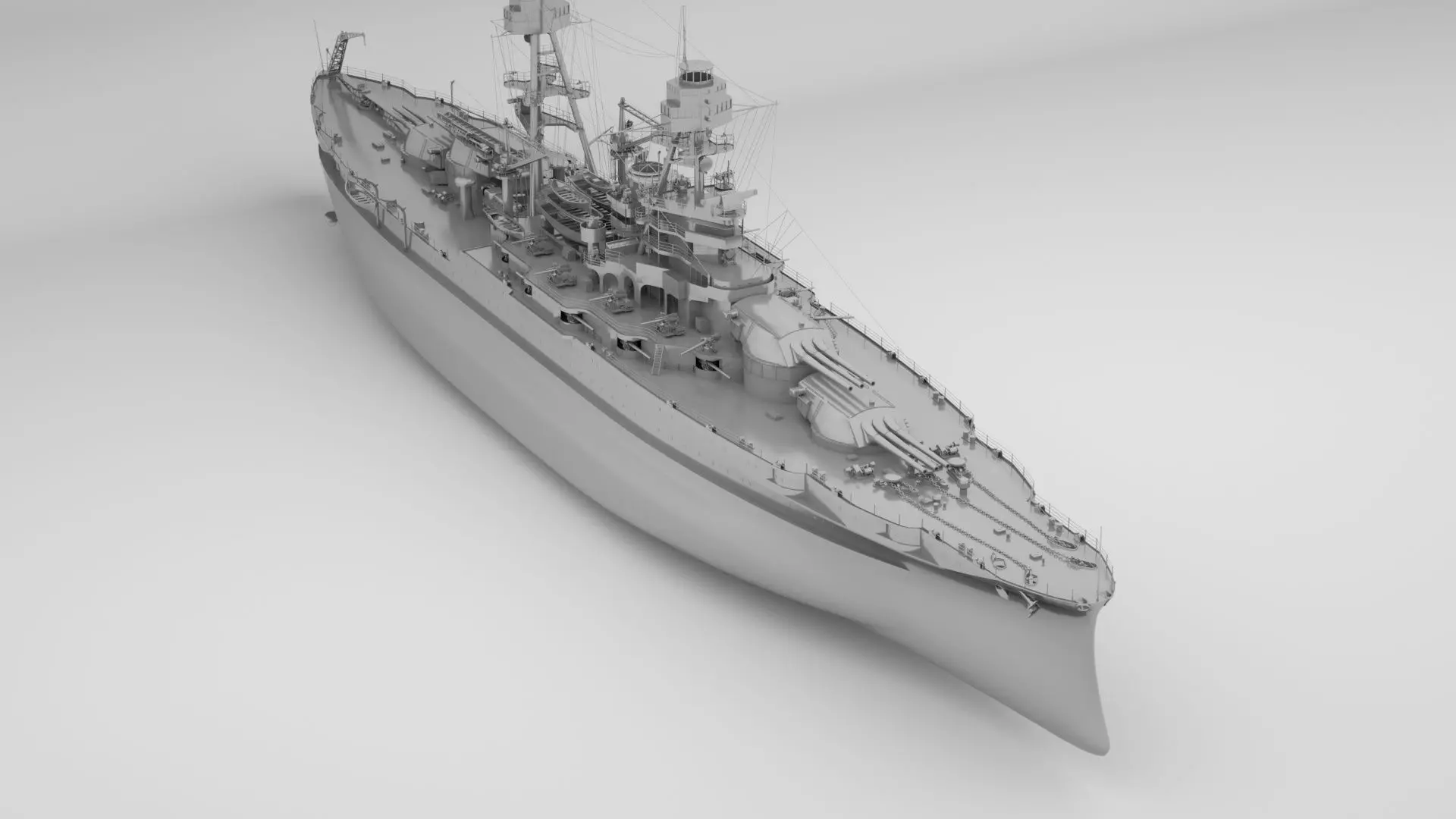 Pennsylvania Class Battleship - USS Arizona  3D model_0