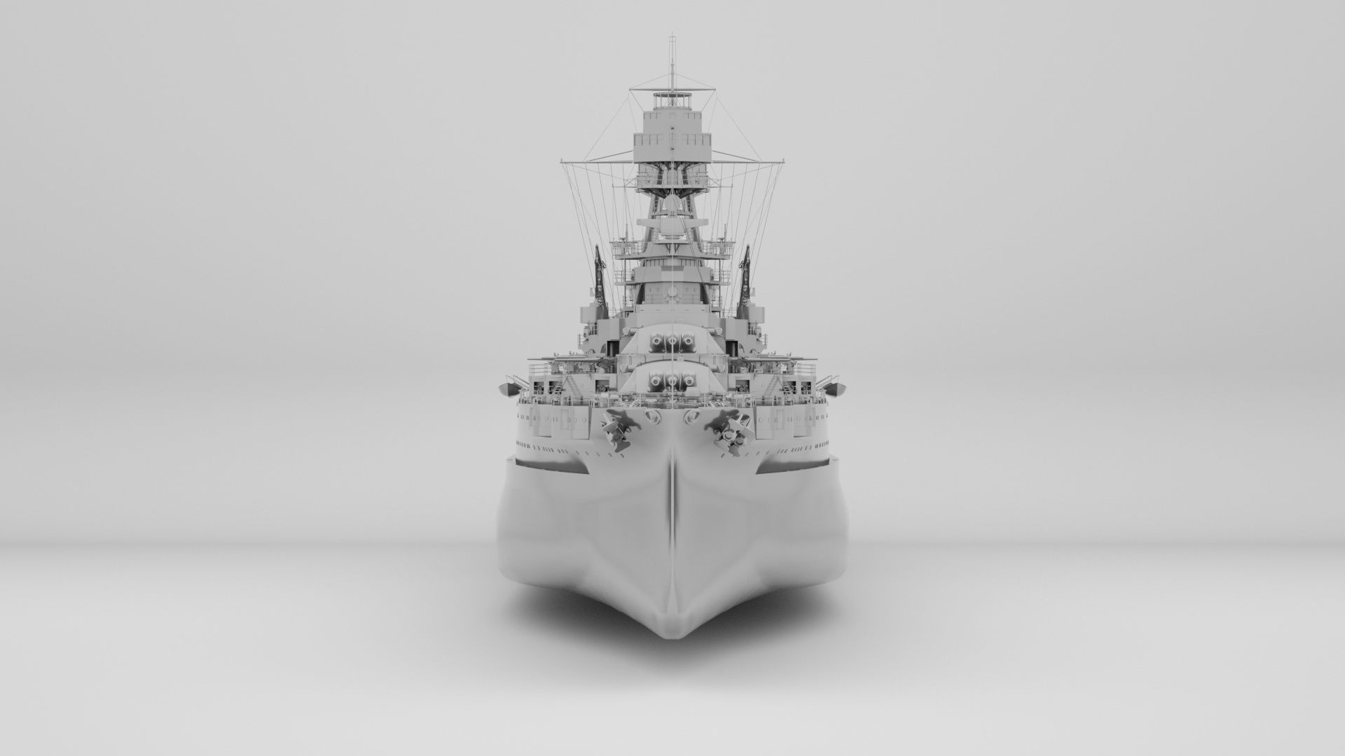 Pennsylvania Class Battleship - USS Arizona  3D model_12