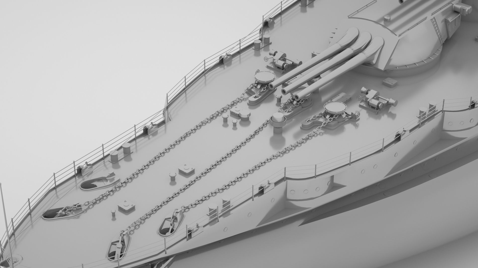 Pennsylvania Class Battleship - USS Arizona  3D model_3