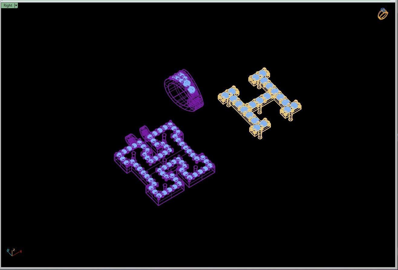 Custom Initial H Letter Diamond Pendant A to Z Alphabet Necklace 3D print model_13