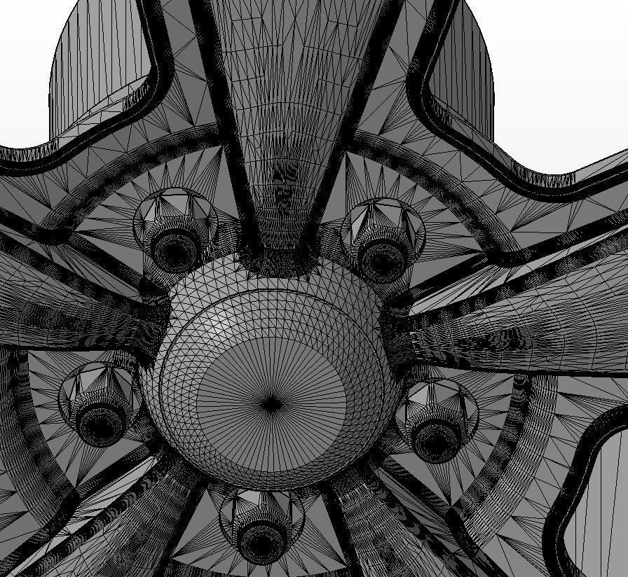 Custom wheels Schott Custom SS D concave for your scale model 3D print model_11