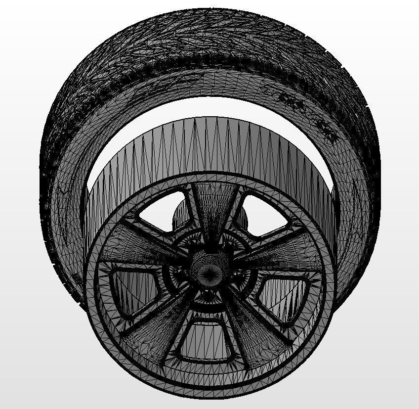 Custom wheels Schott Custom SS D concave for your scale model 3D print model_10
