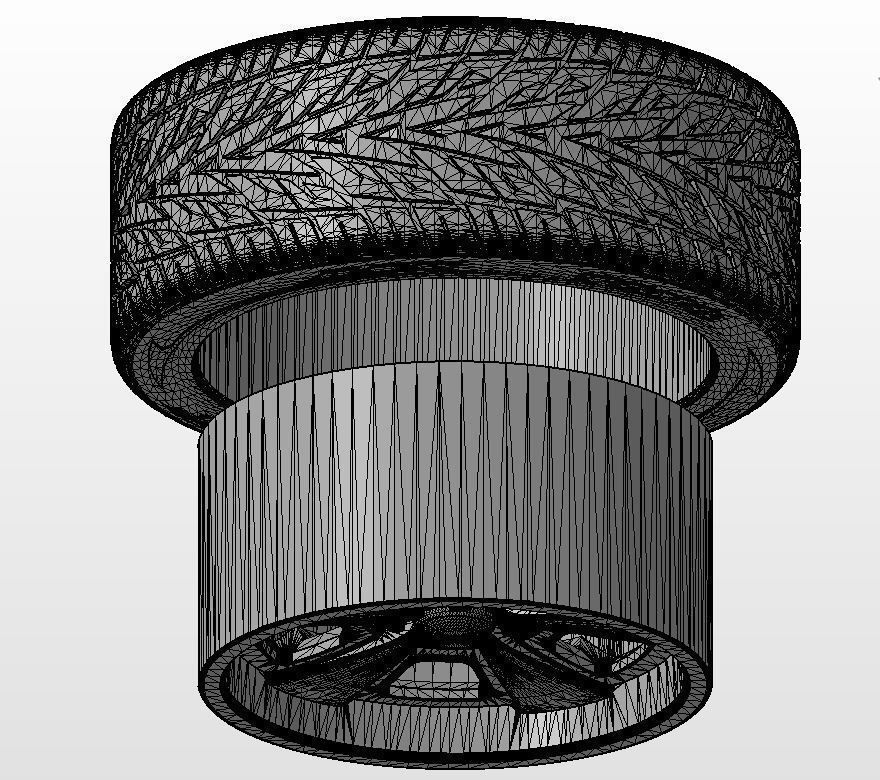 Custom wheels Schott Custom SS D concave for your scale model 3D print model_9