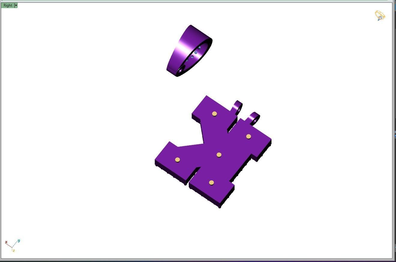 Custom Initial K Letter Diamond Pendant A to Z Alphabet Necklace 3D print model_10