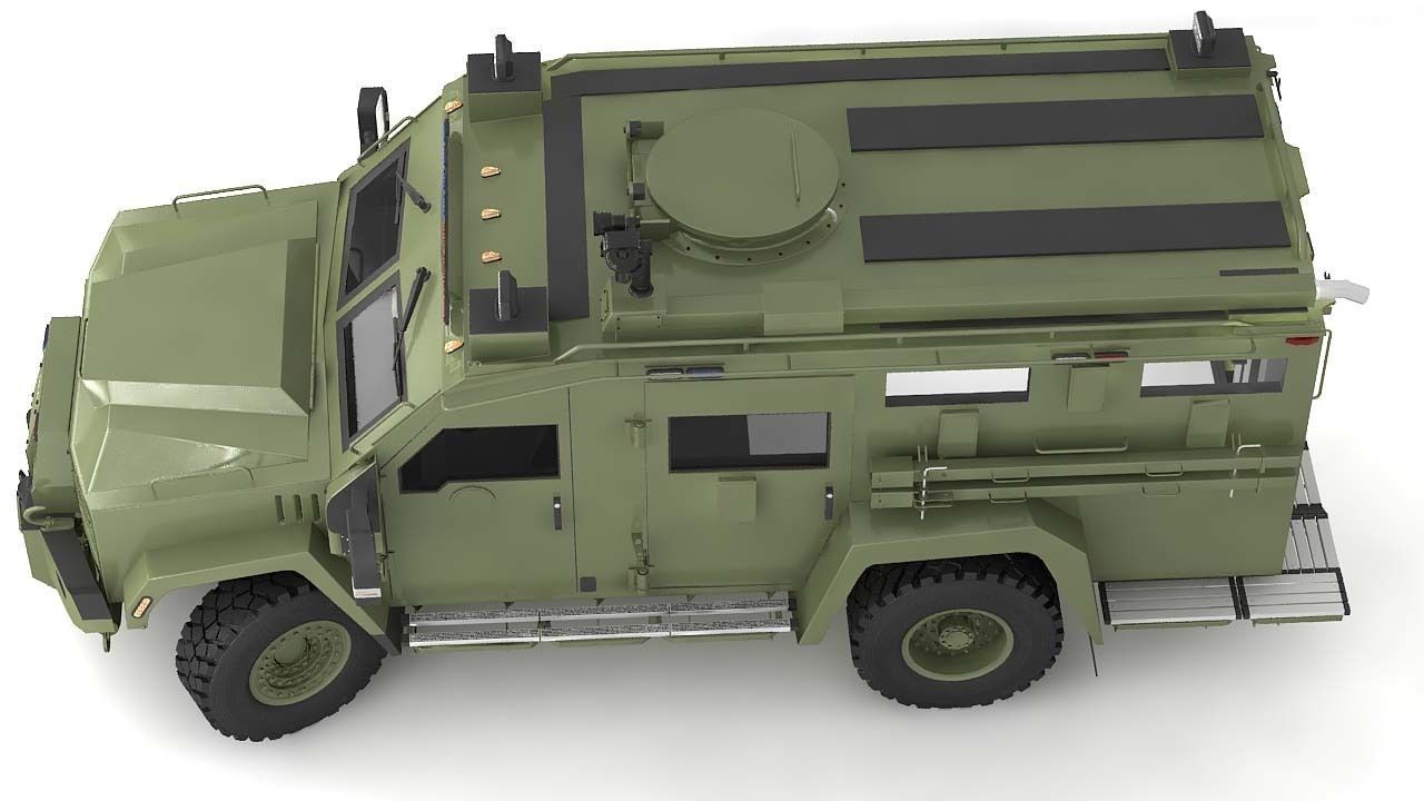 Bearcat military 3D model_9