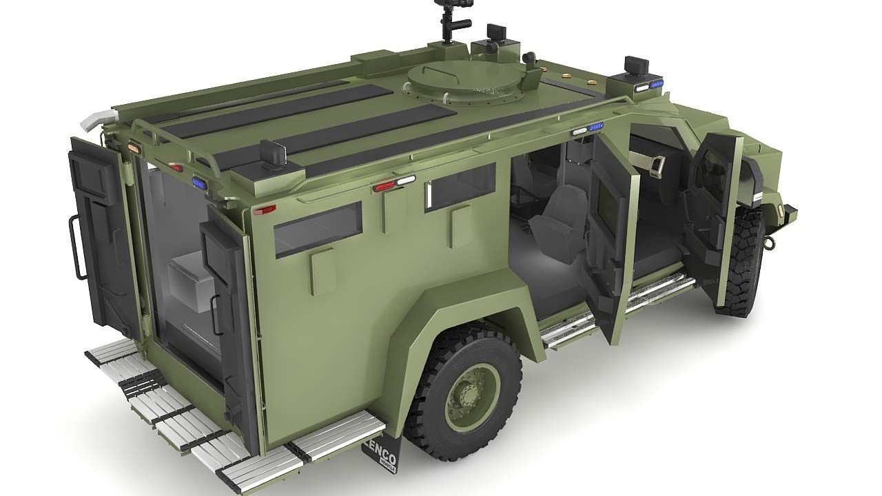 Bearcat military 3D model_19