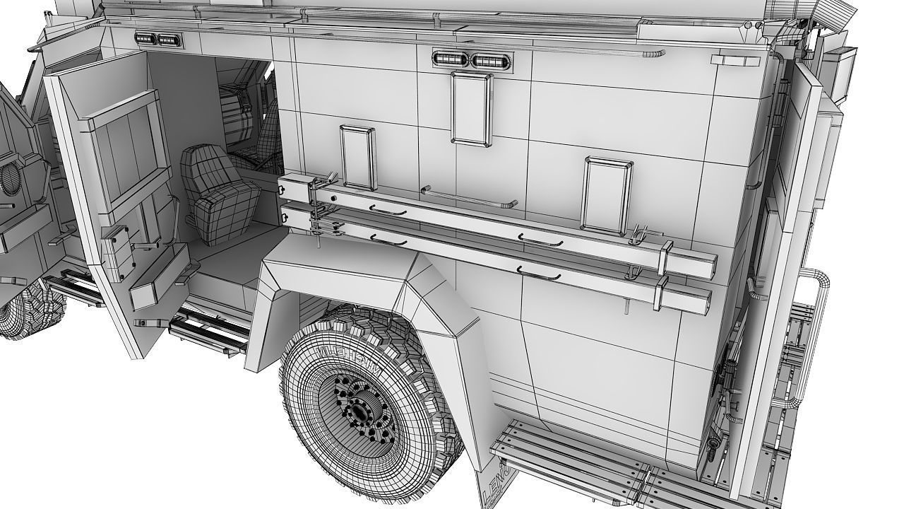 Bearcat military 3D model_30