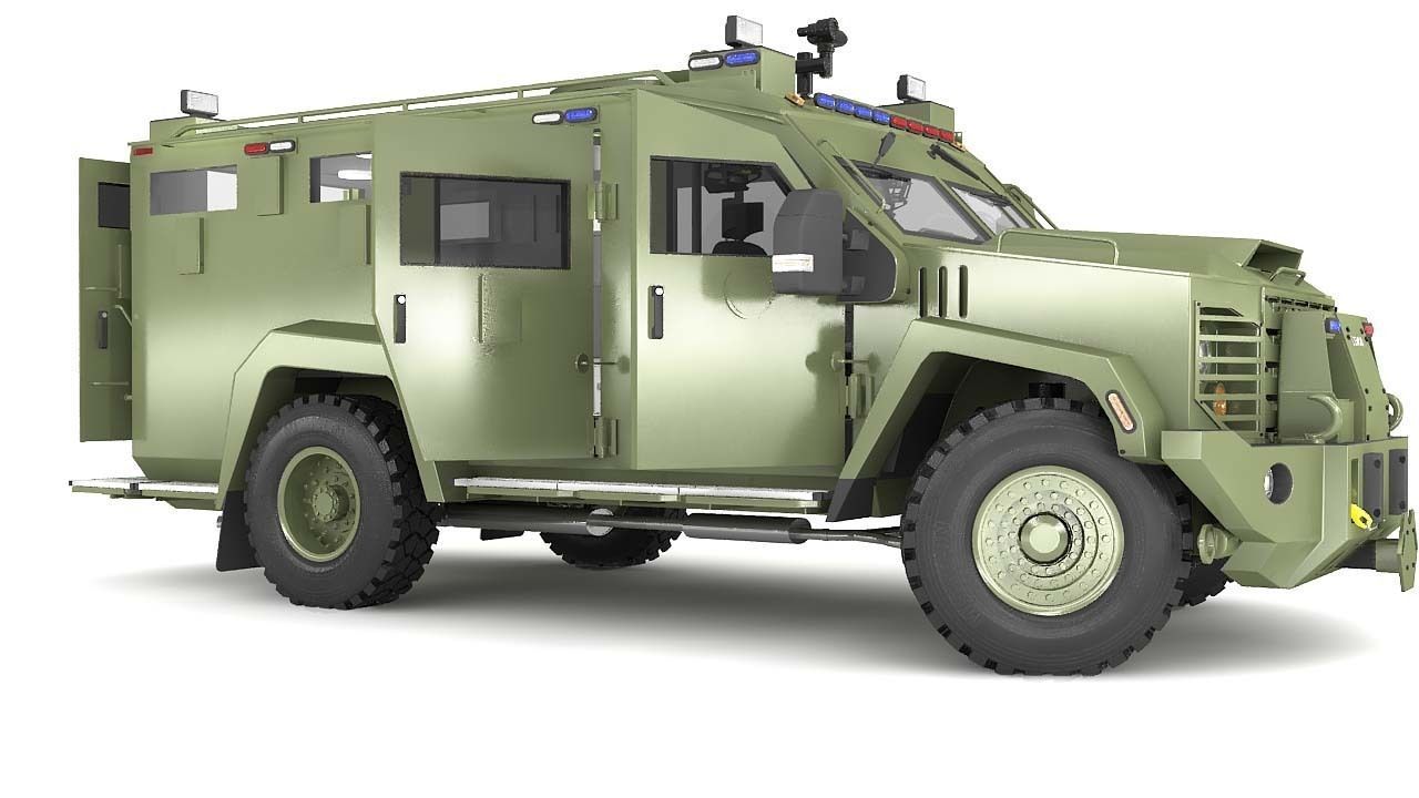 Bearcat military 3D model_14