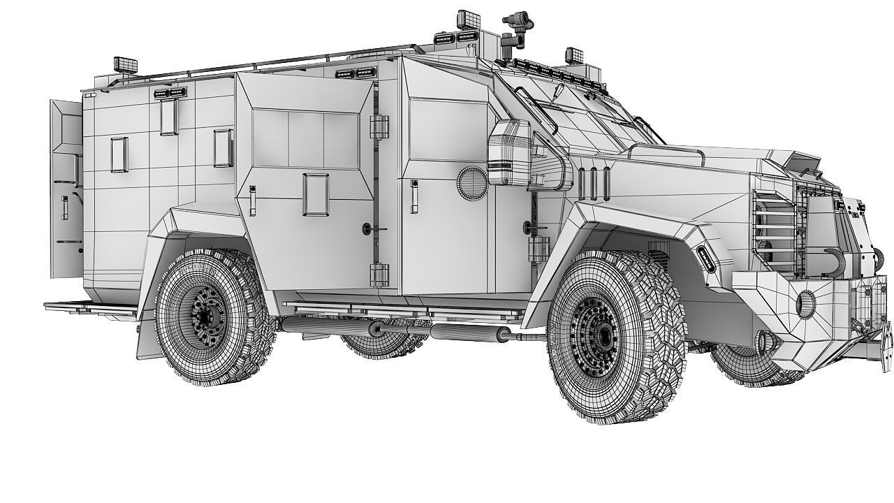 Bearcat military 3D model_23