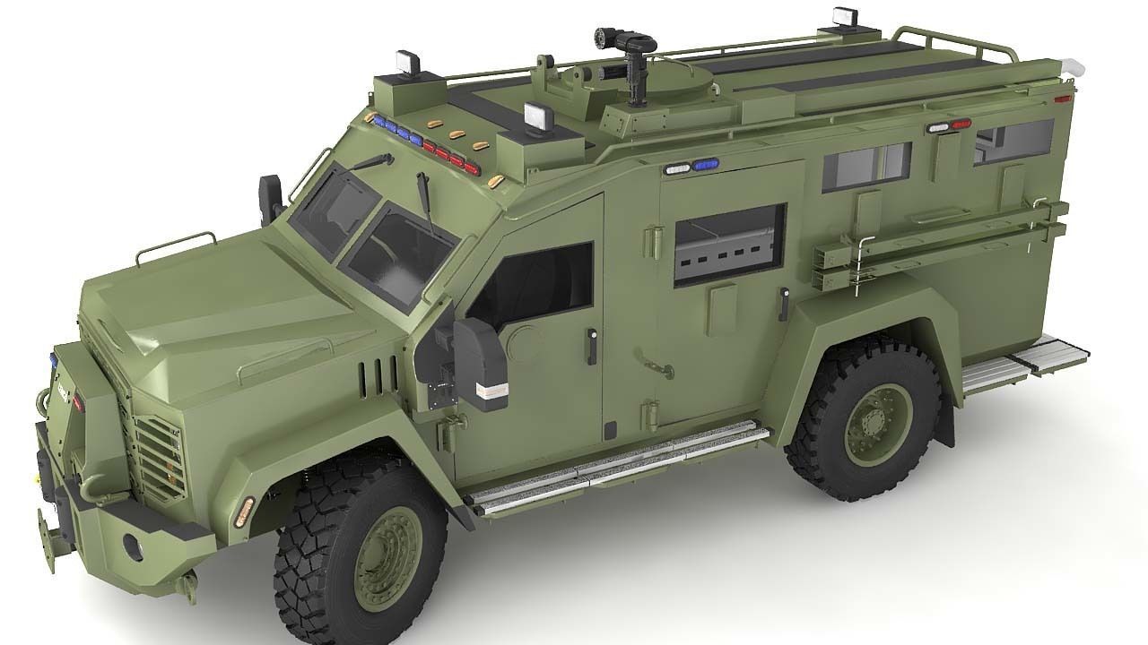 Bearcat military 3D model_11
