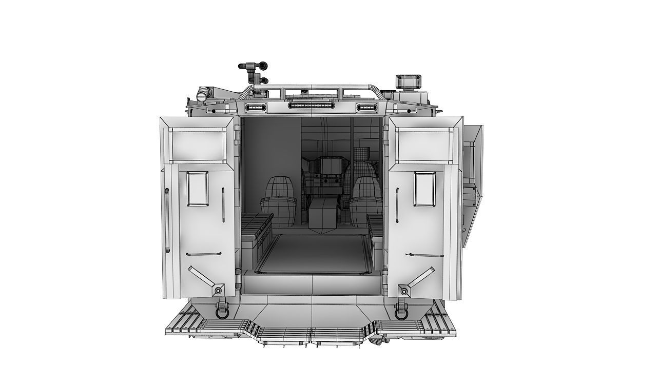 Bearcat military 3D model_28