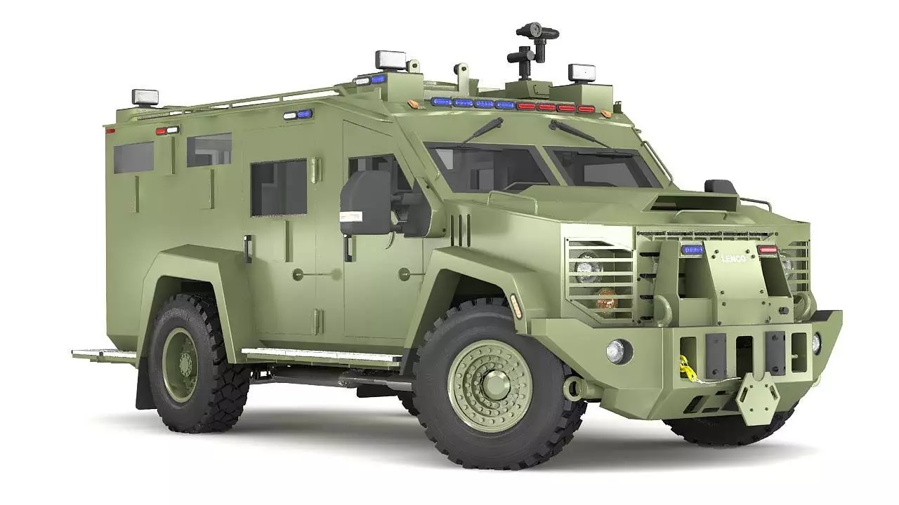 Bearcat military 3D model_0