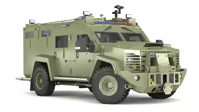 Bearcat military 3D model