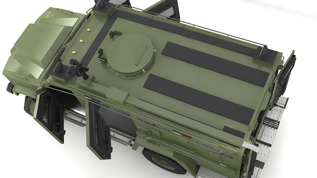Bearcat military 3D model_18