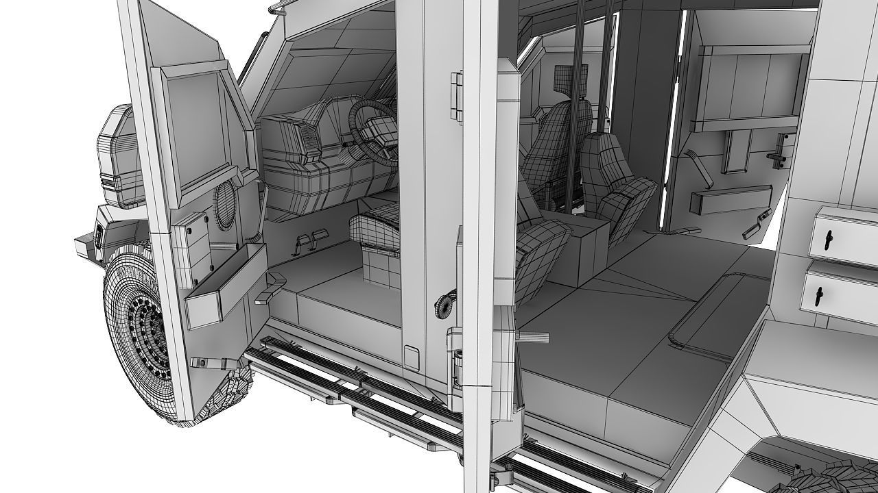 Bearcat military 3D model_29