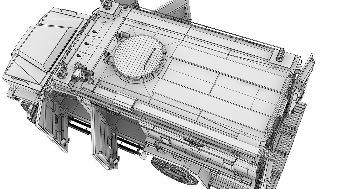 Bearcat military 3D model_26