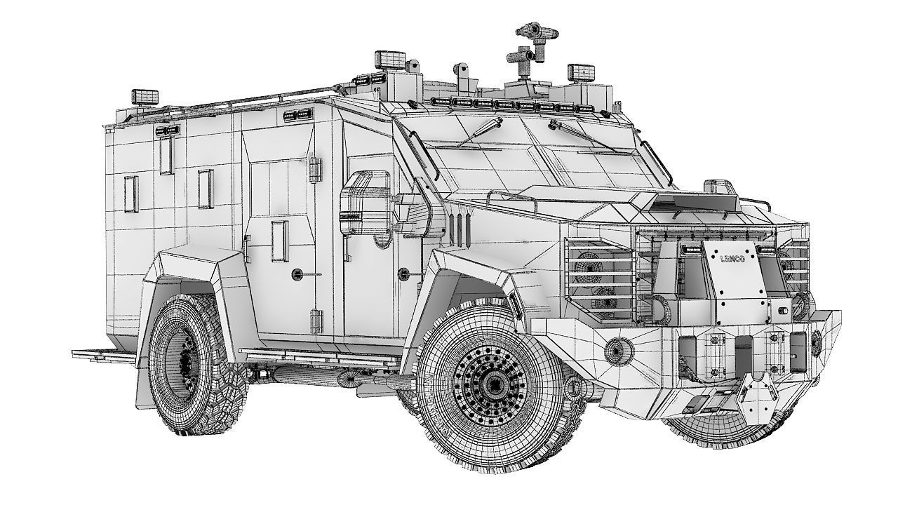 Bearcat military 3D model_1