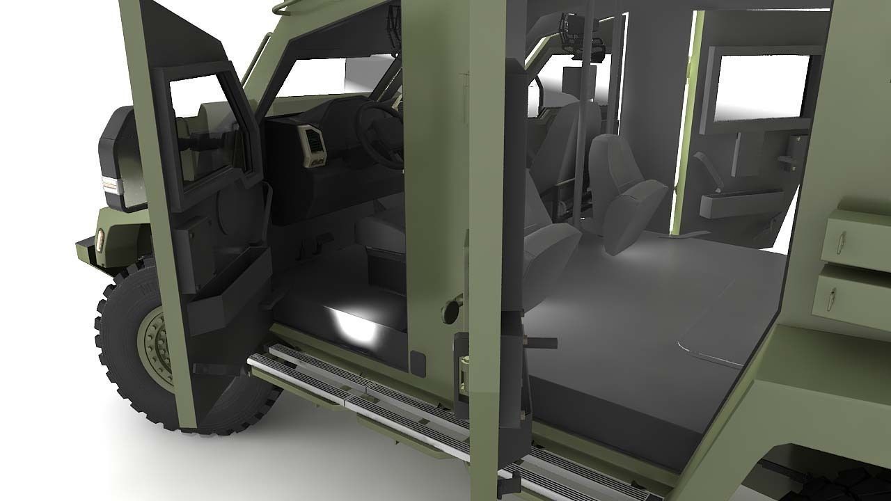 Bearcat military 3D model_21