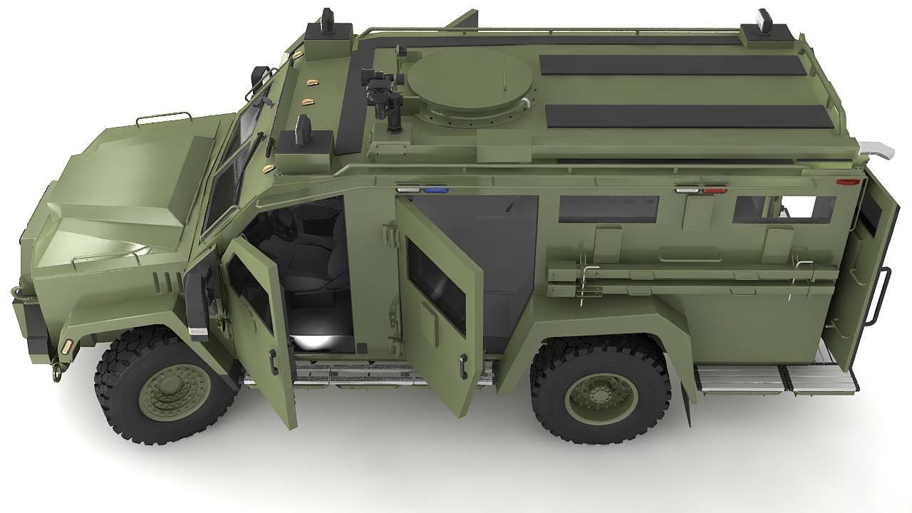 Bearcat military 3D model_17