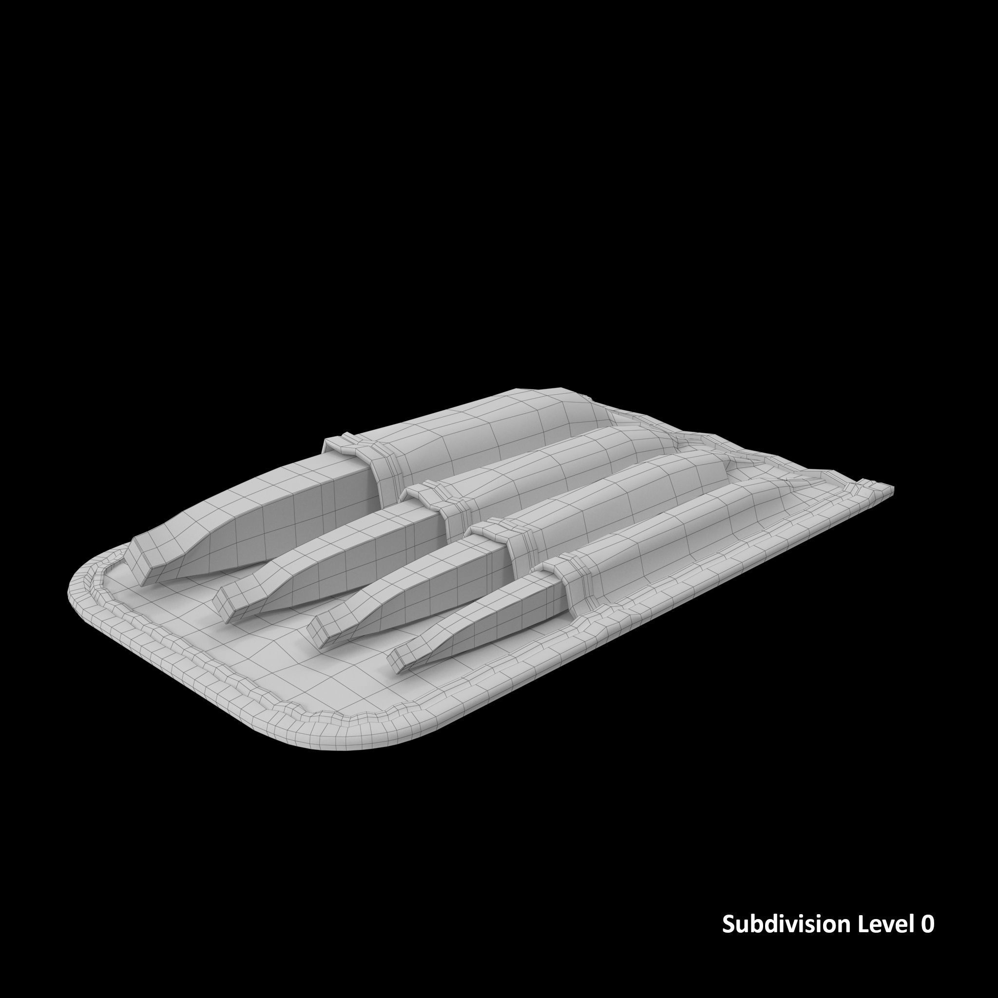 SO Set Extractor Tapered Bit SR40K Low-poly 3D model_12