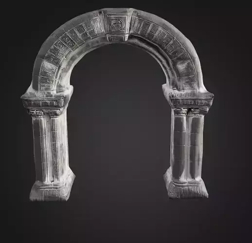 Gothic Archway - 3D Model for Historical and Fantasy Settings