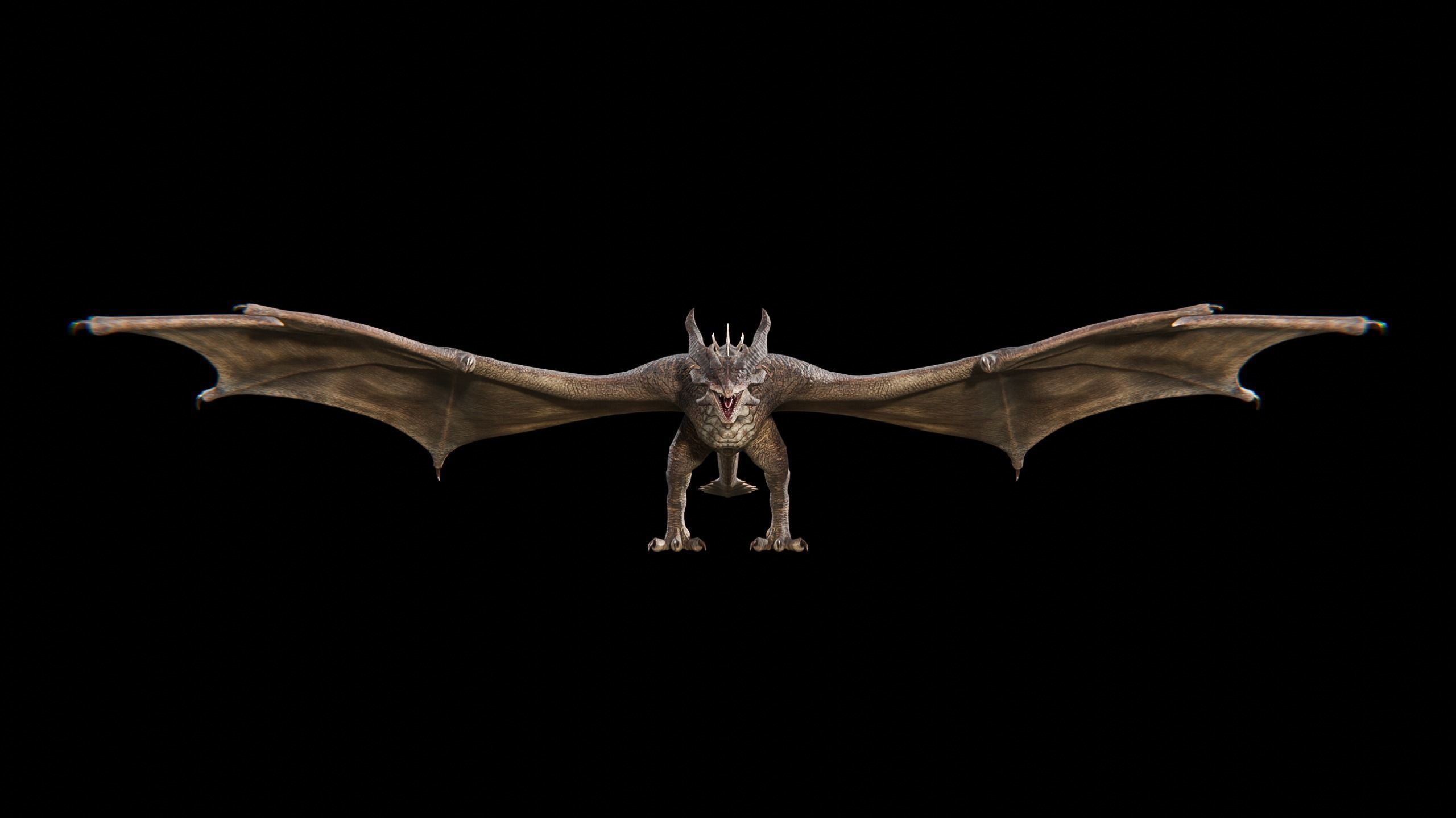 Dragon Wyvern Alpha Low-poly 3D model_27