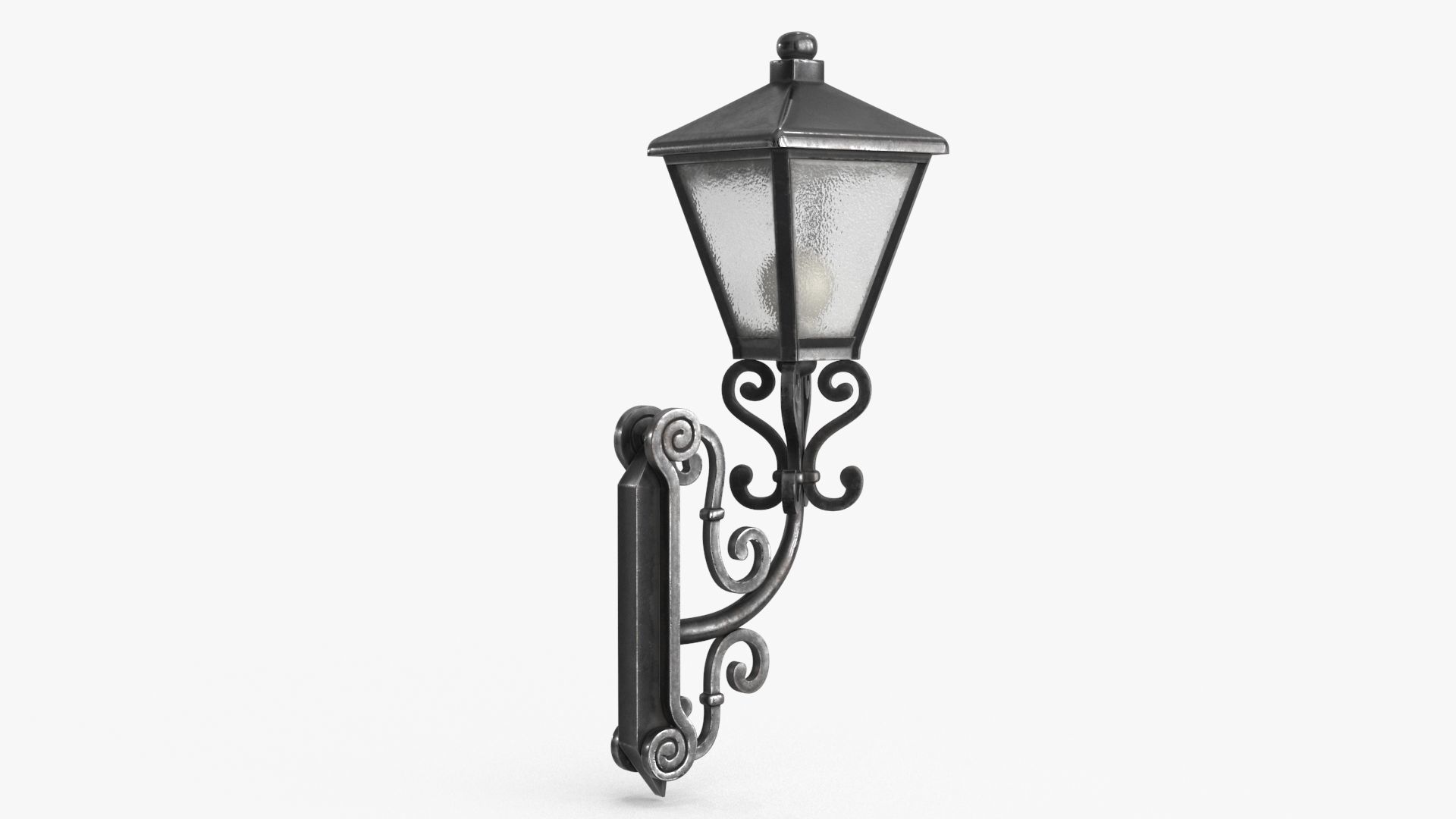Street Light v3 Low-poly 3D model_11