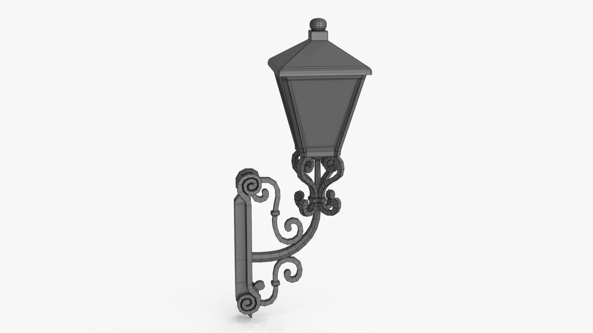 Street Light v3 Low-poly 3D model_12