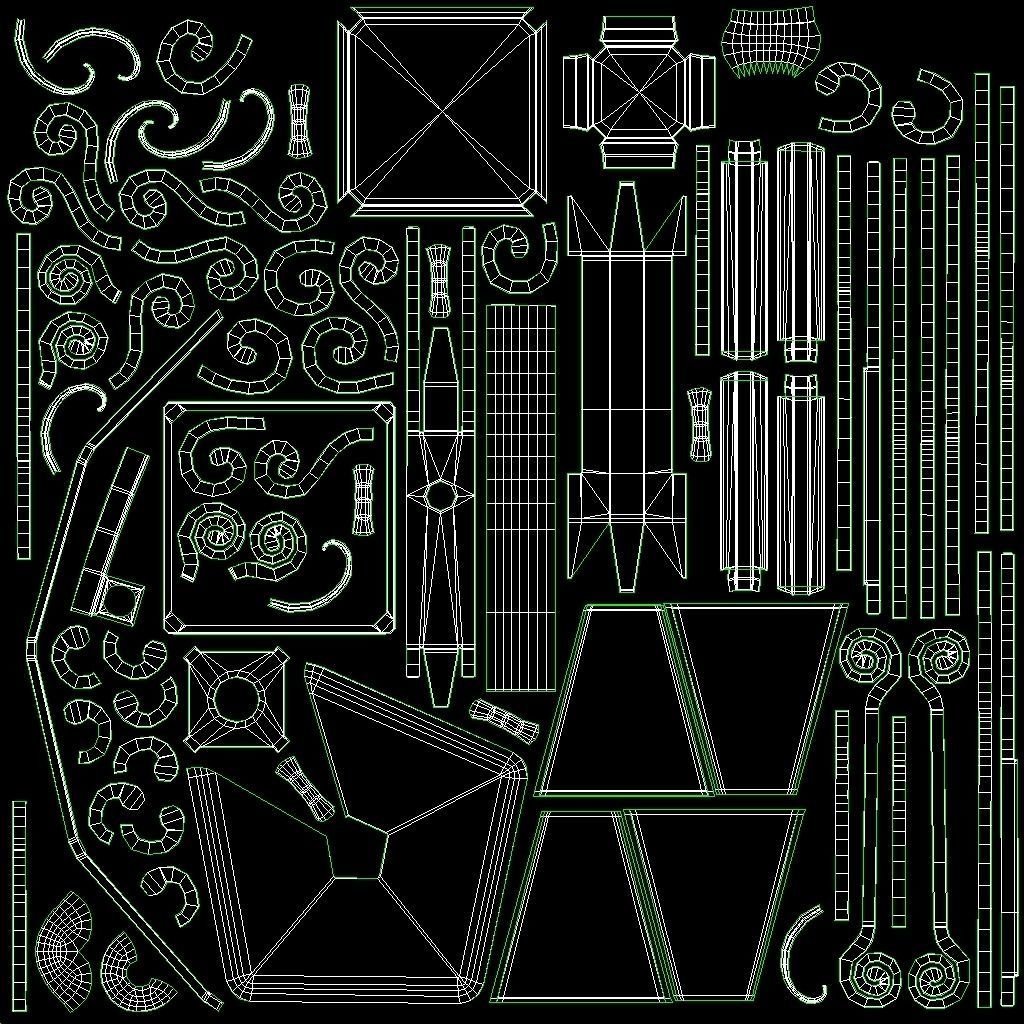Street Light v3 Low-poly 3D model_13