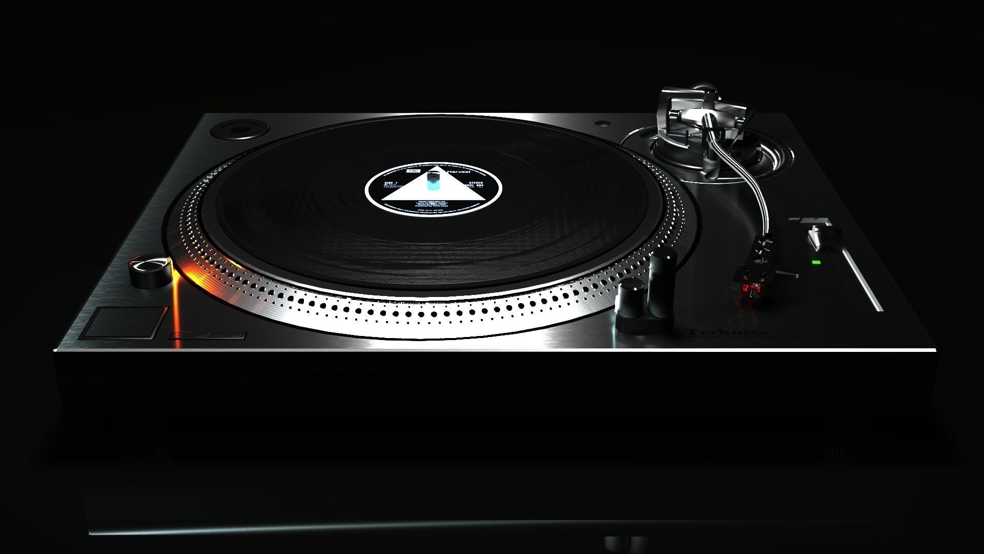 TECHNICS SL-1200 3D model_3