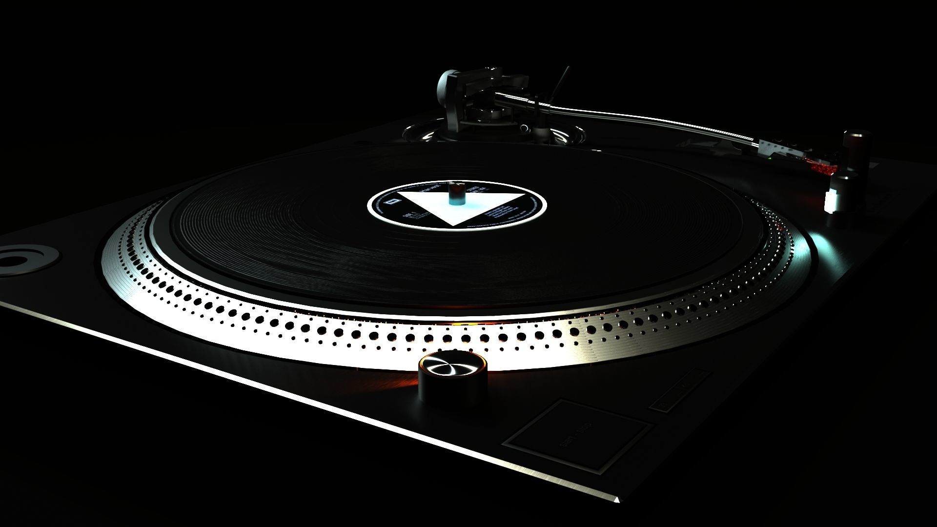 TECHNICS SL-1200 3D model_5