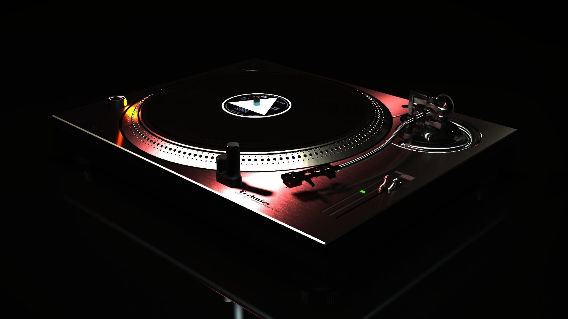 TECHNICS SL-1200 3D model_2