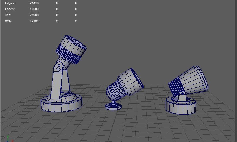 Spot Light  3D model_5