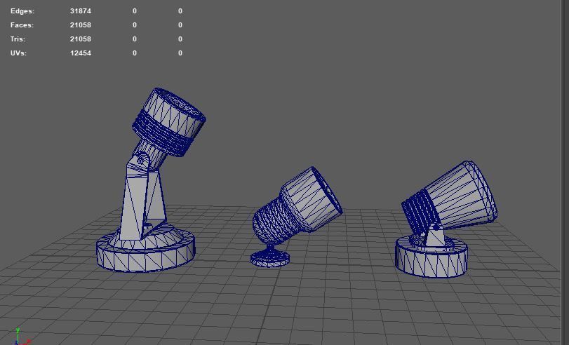 Spot Light  3D model_6