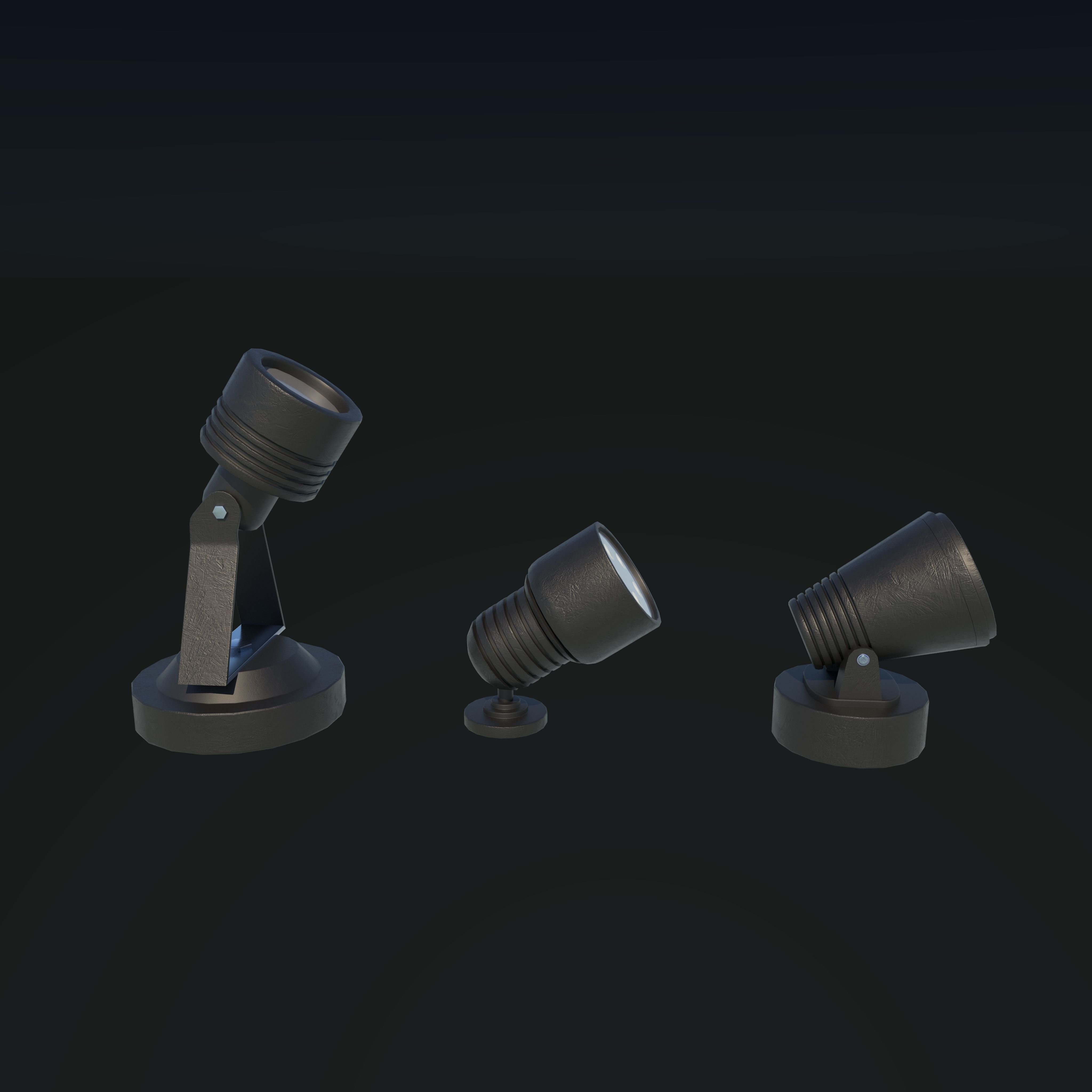 Spot Light  3D model_3